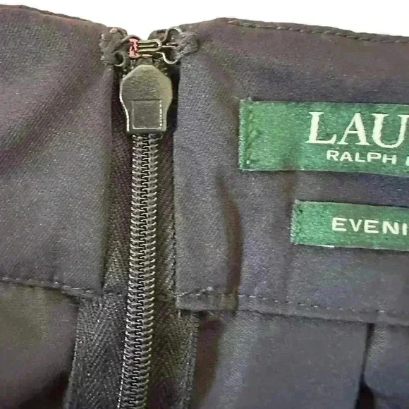 Lauren Ralph Lauren Navy Evening Flare Silhouette Skirt 
Size 16 - Picture 12 of 12